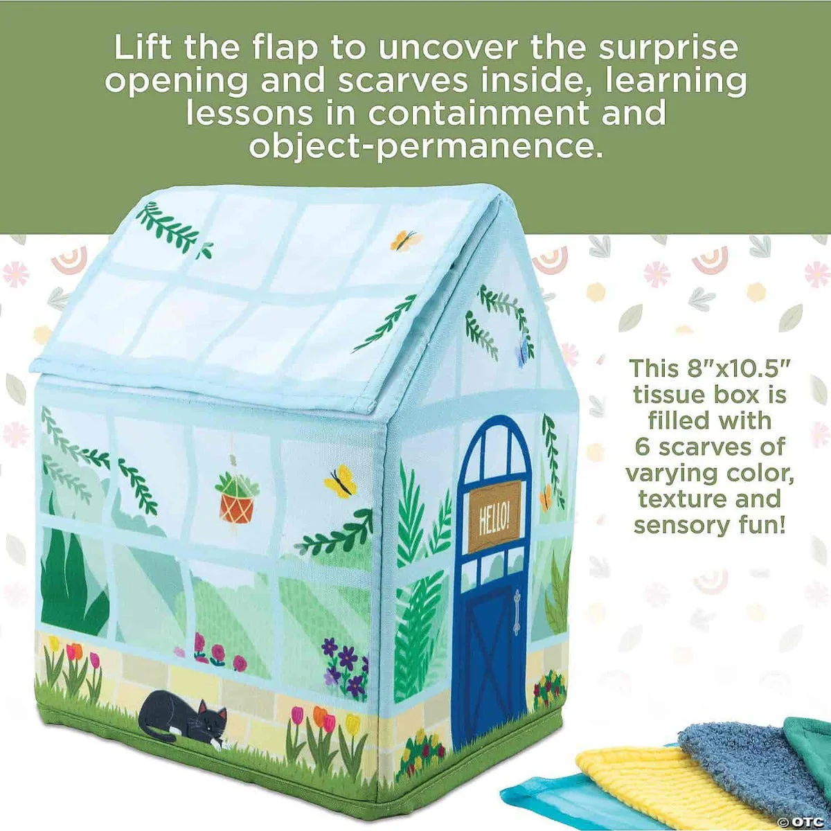 Sensory Sprouts Peek & Pull Tissue Box - Image 5
