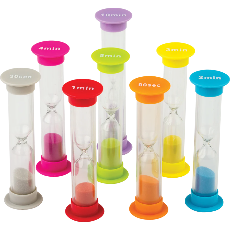 Small Sand Timers Combo 8-Pack