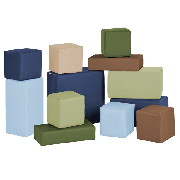 SoftScape Big Block Set Earthtone 12-piece - Image 2