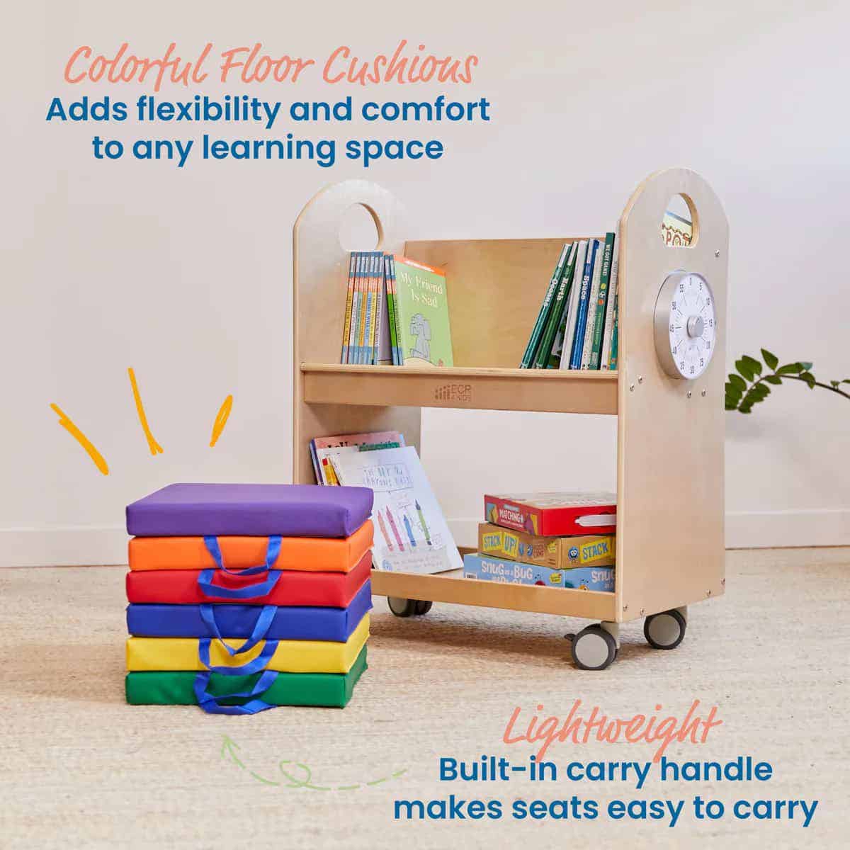 SoftZone Floor Cushion with Handle 6 Piece - Image 11