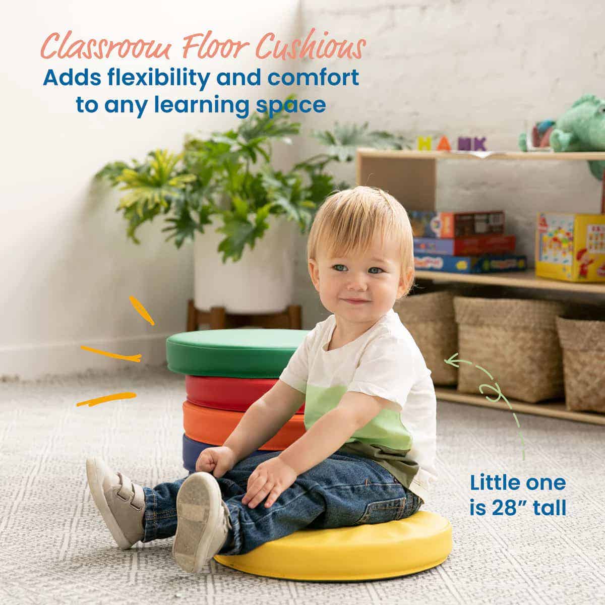SoftZone Floor Cushion with Handle 6 Piece - Image 13