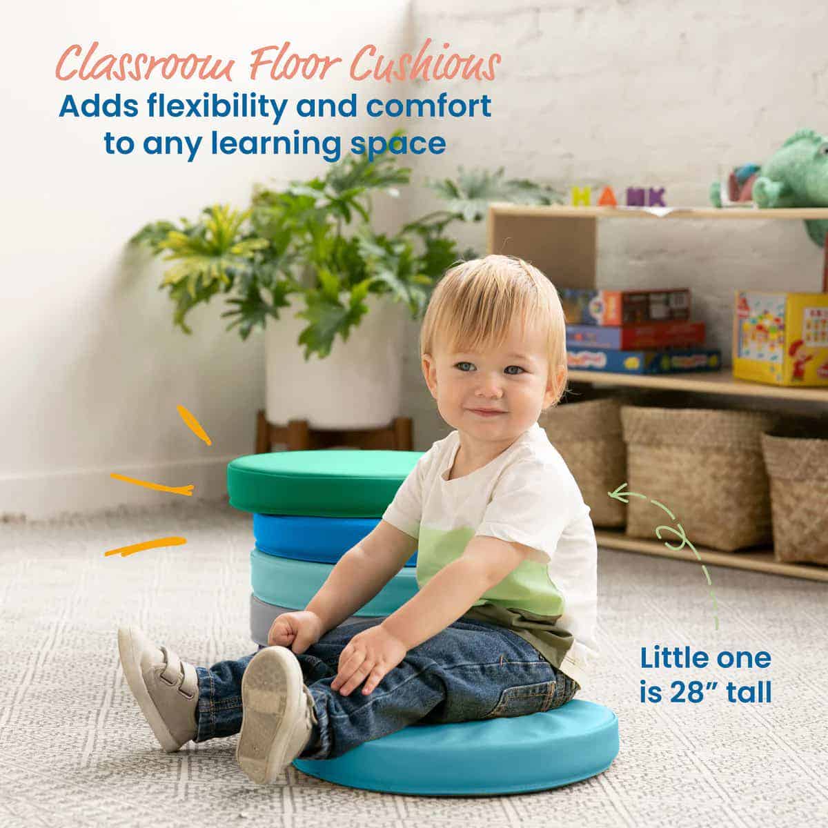 SoftZone Floor Cushion with Handle 6 Piece - Image 14