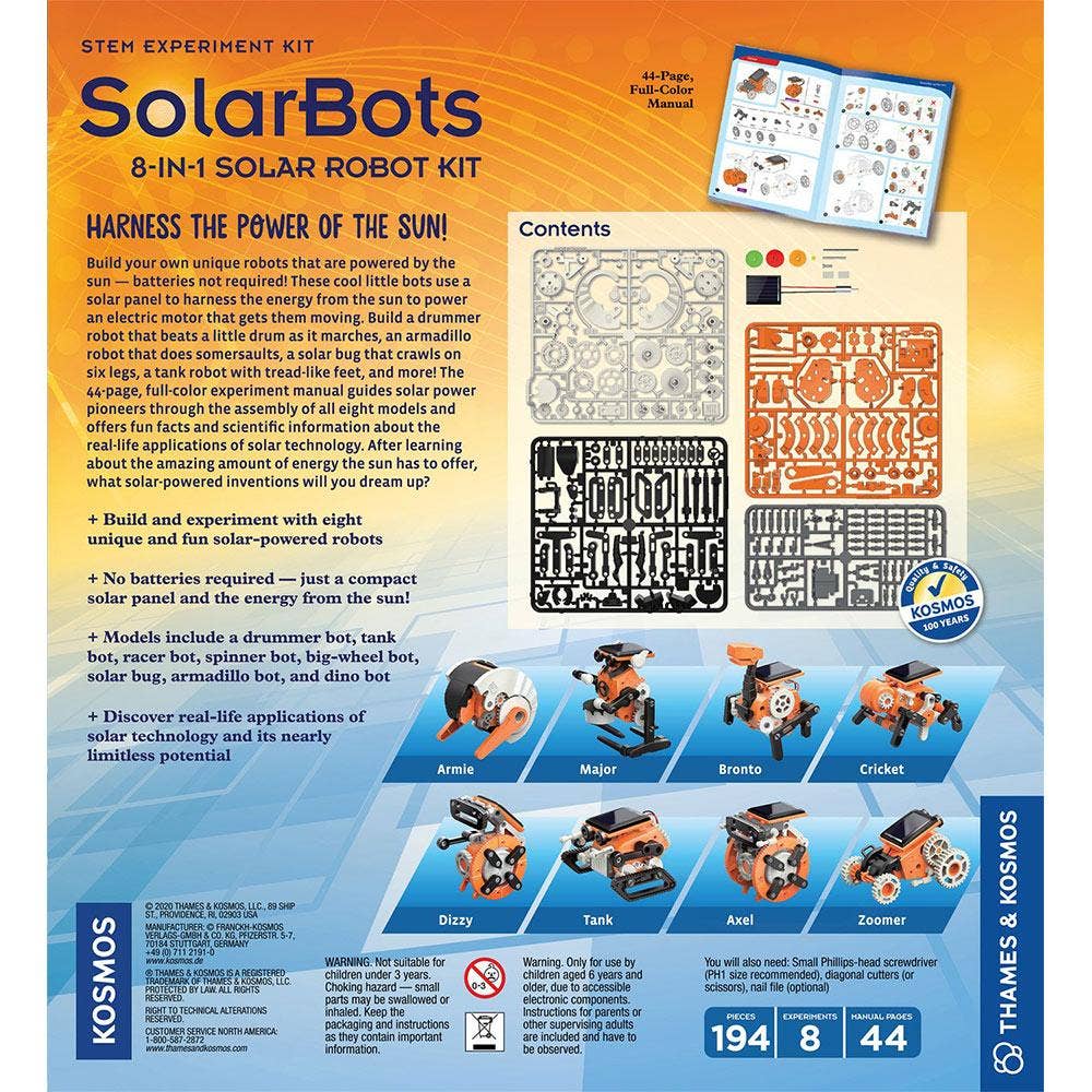 SolarBots 8-in-1 Solar Robot Kit - Image 3
