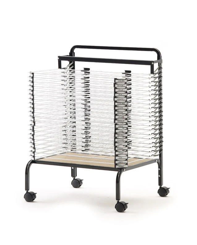 Spring Loaded Paint Drying Rack
