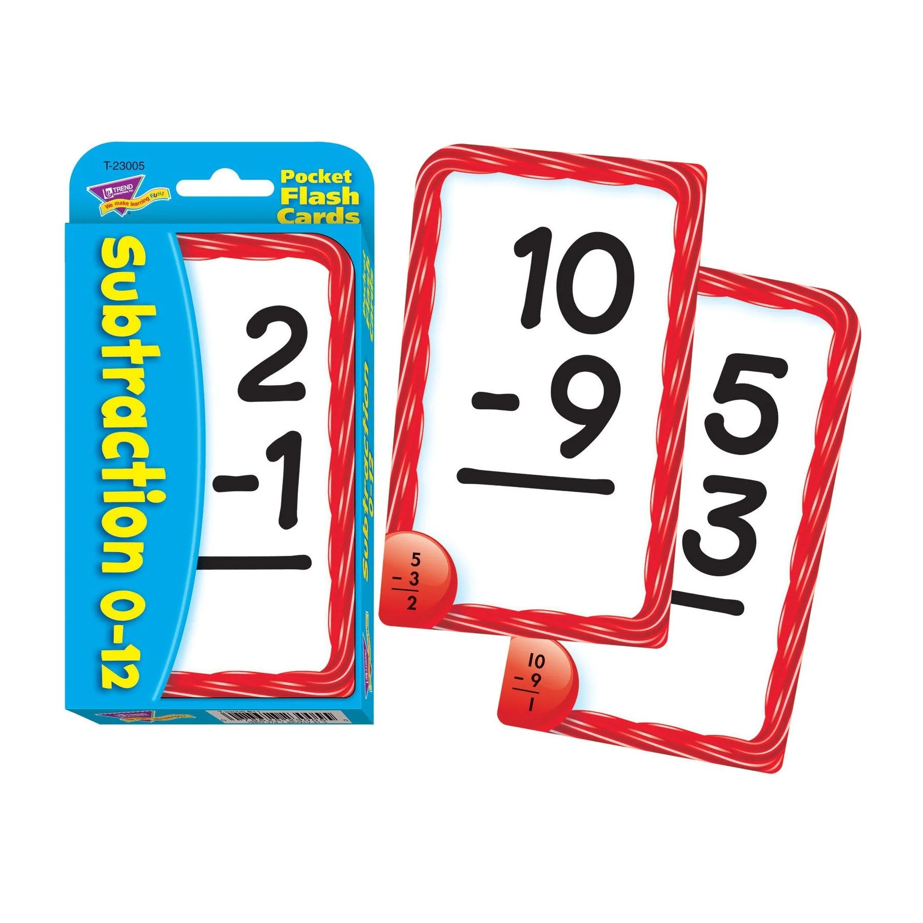 Subtraction Pocket Flash Cards - Image 2