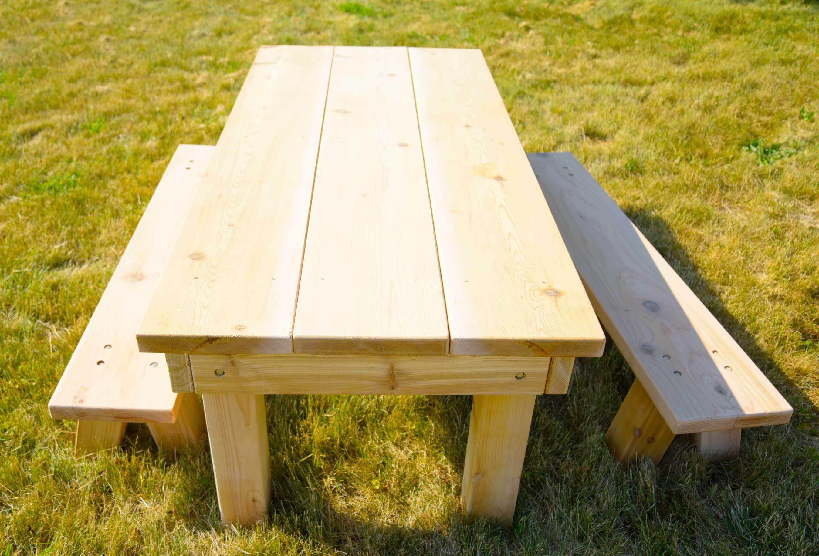 Table and 2 Benches by Naturally Inspired Play - Image 12