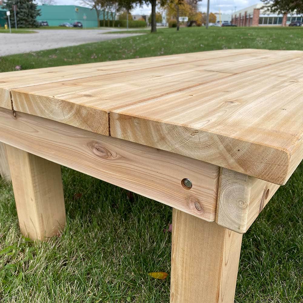 Table and 2 Benches by Naturally Inspired Play - Image 7