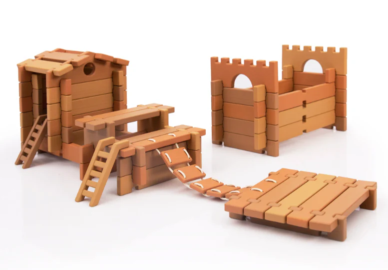 Tabletop Notch Blocks Western 129 pc - Image 2
