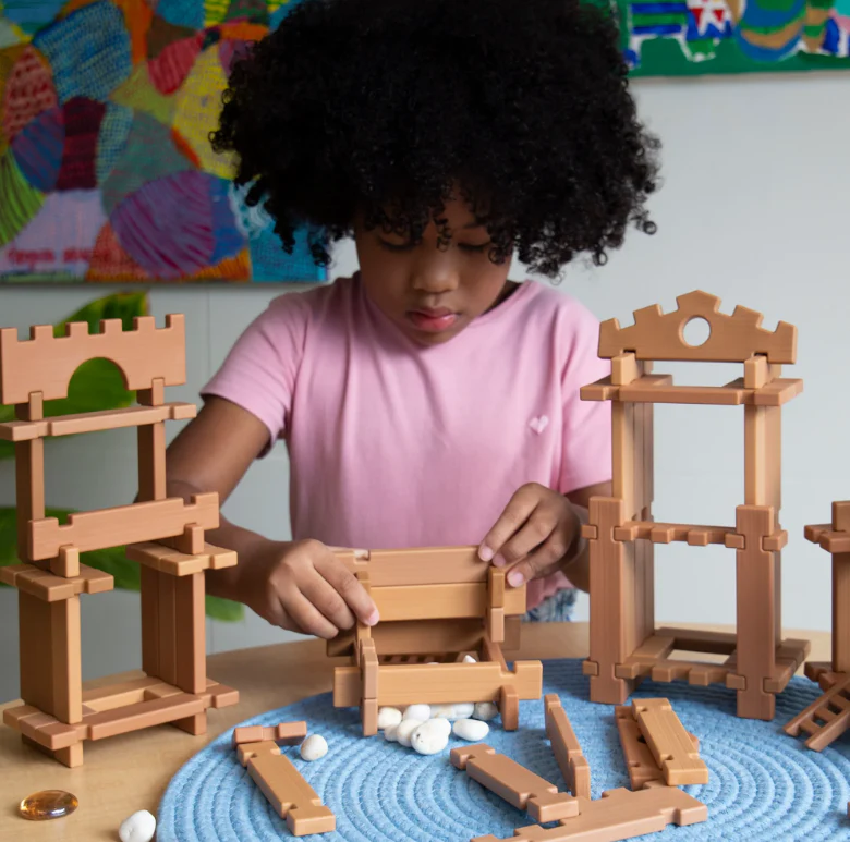 Tabletop Notch Blocks Western 129 pc - Image 4