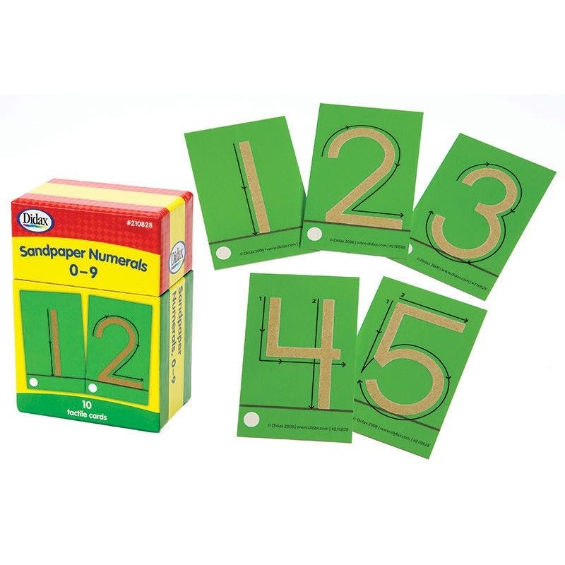 Tactile Sandpaper Letters & Numbers