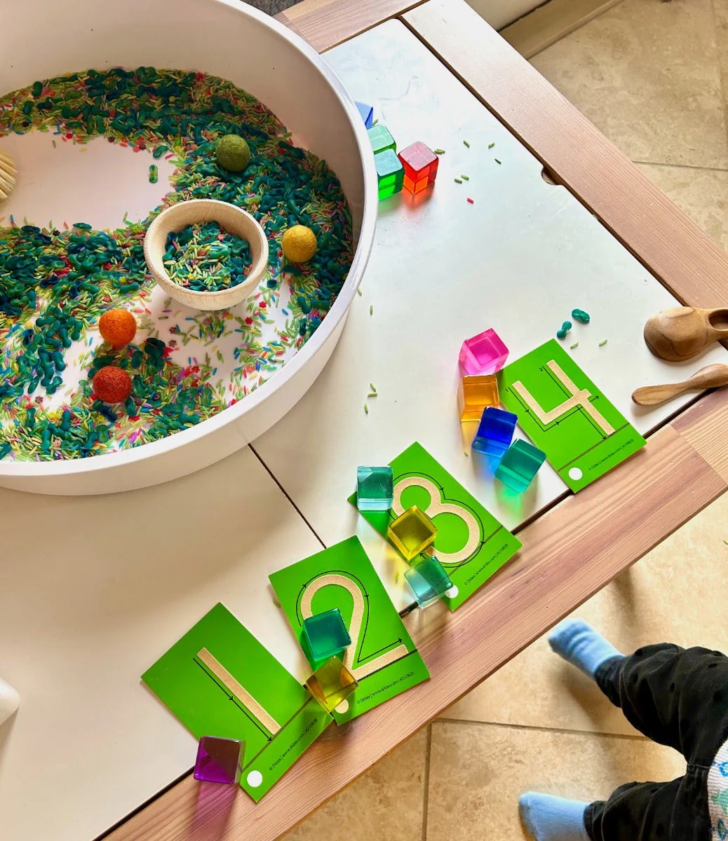 Tactile Sandpaper Letters & Numbers - Image 2
