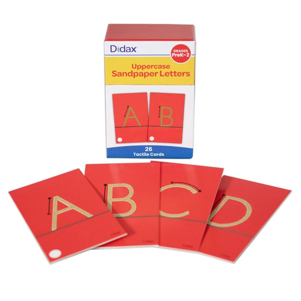 Tactile Sandpaper Letters & Numbers - Image 4