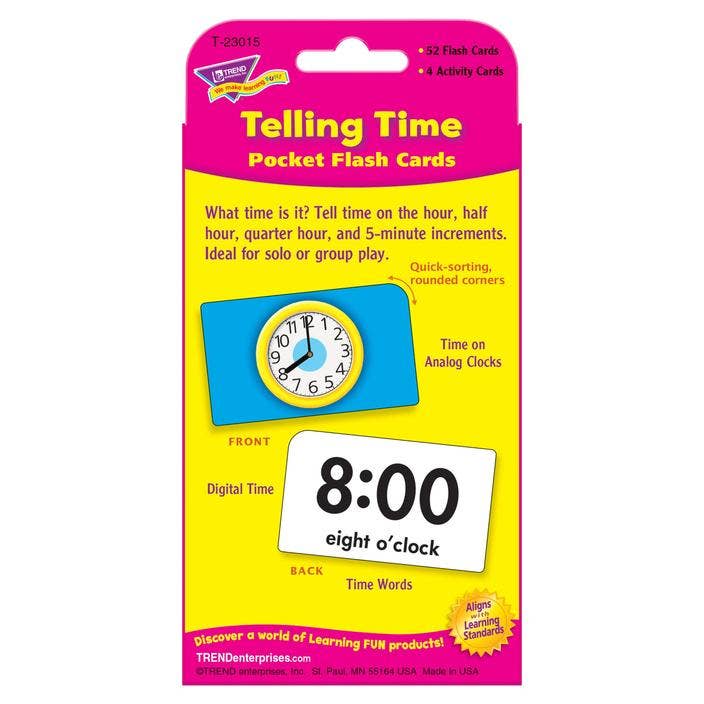 Telling Time Pocket Flash Cards - Image 4