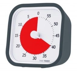 Time Timer Mod Charcoal Grey