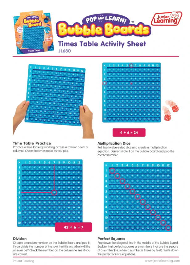 Times Table Bubble Board - Image 3
