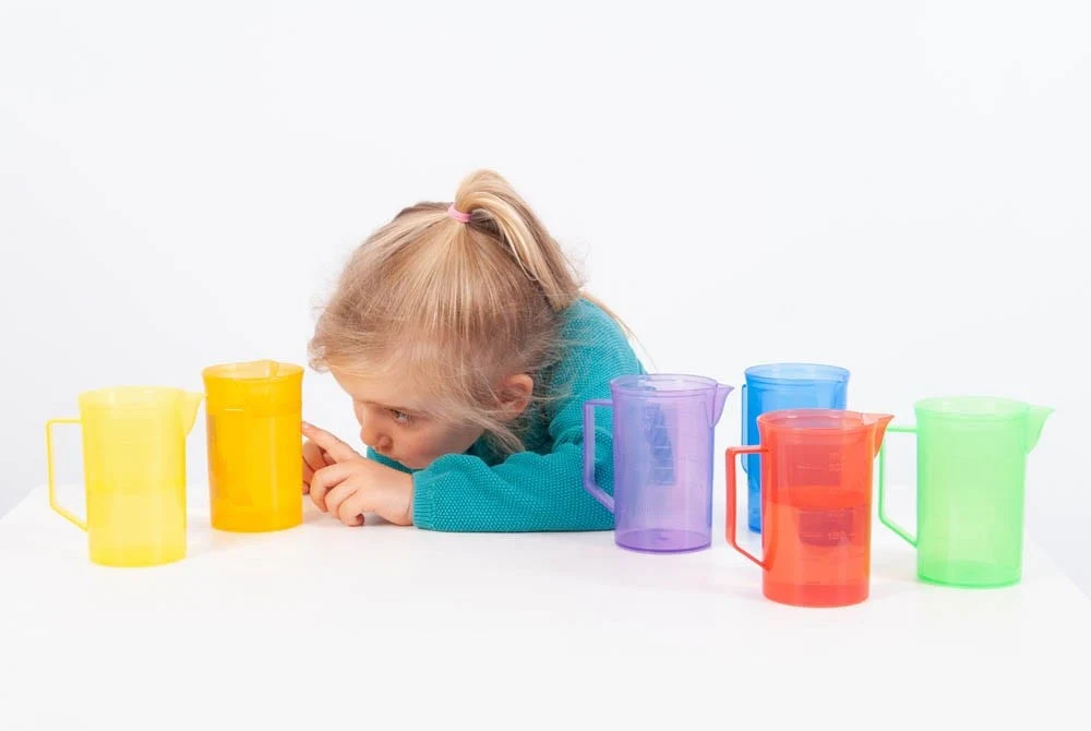 Translucent Colour Jug Set of 6