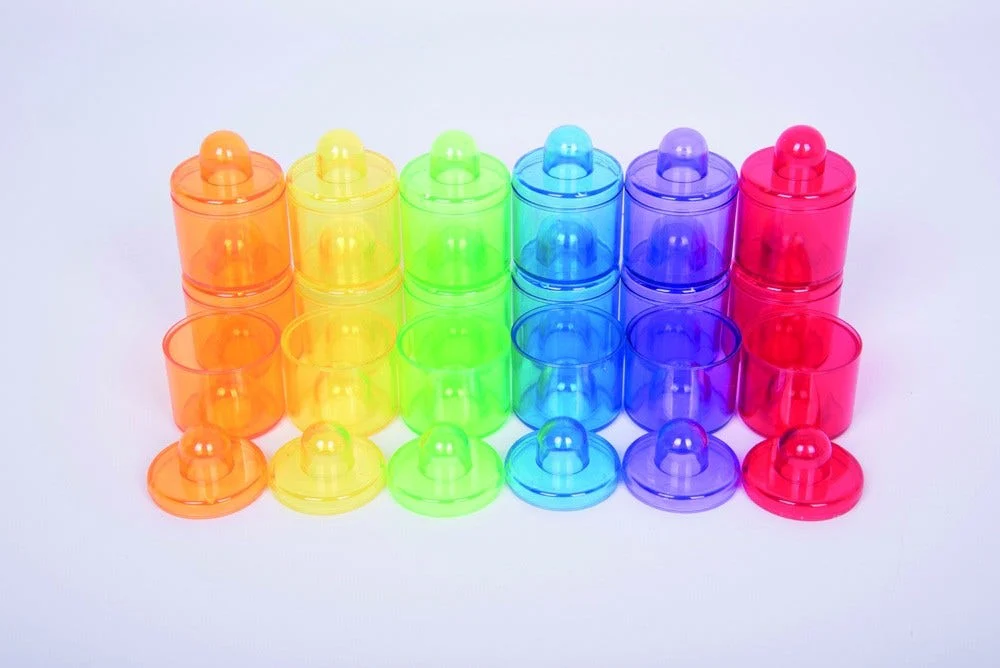 Translucent Colour Pot Set of 18 - Image 4