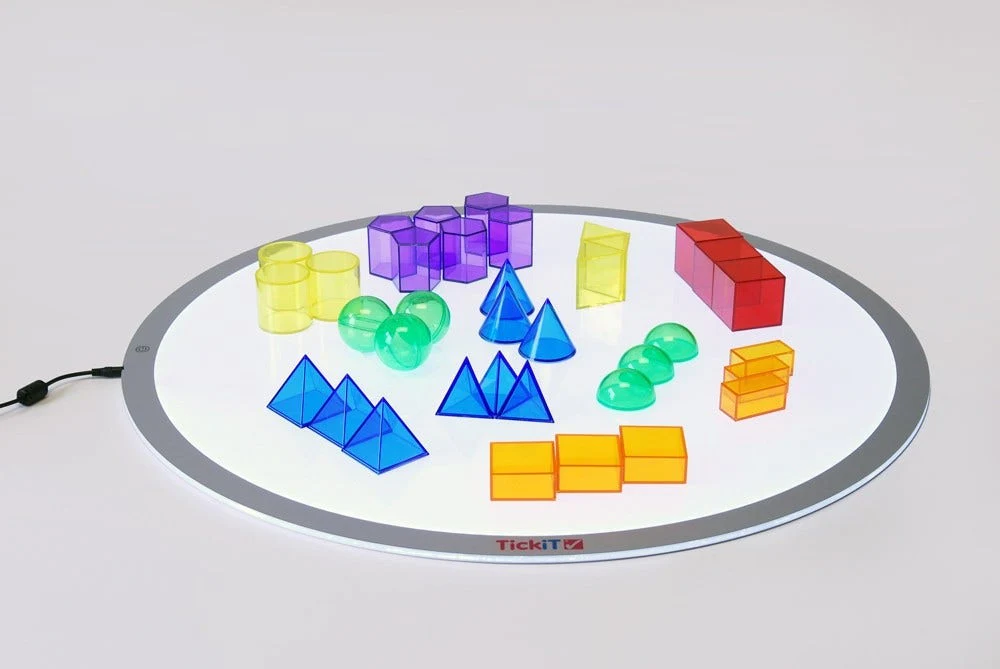 Translucent Colour Geometric Shapes 36 pcs - Image 3