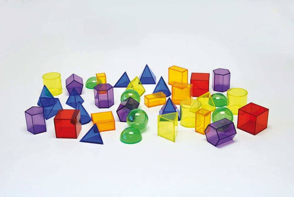 Translucent Colour Geometric Shapes 36 pcs - Image 4