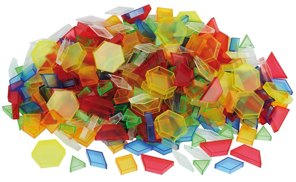 Translucent Colour Hollow Pattern Blocks