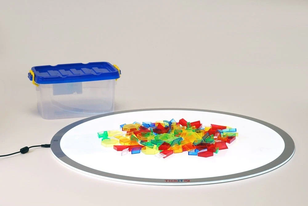 Translucent Colour Hollow Pattern Blocks - Image 2