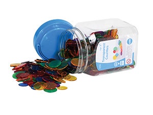 Transparent Counters Mini Jar
