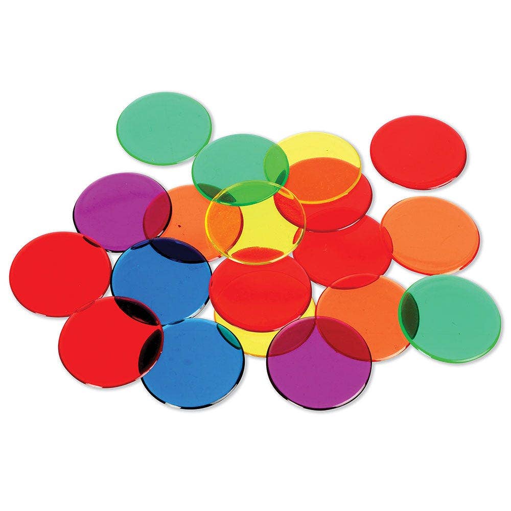 Transparent Counters Set of 250 6 Colours - Image 4