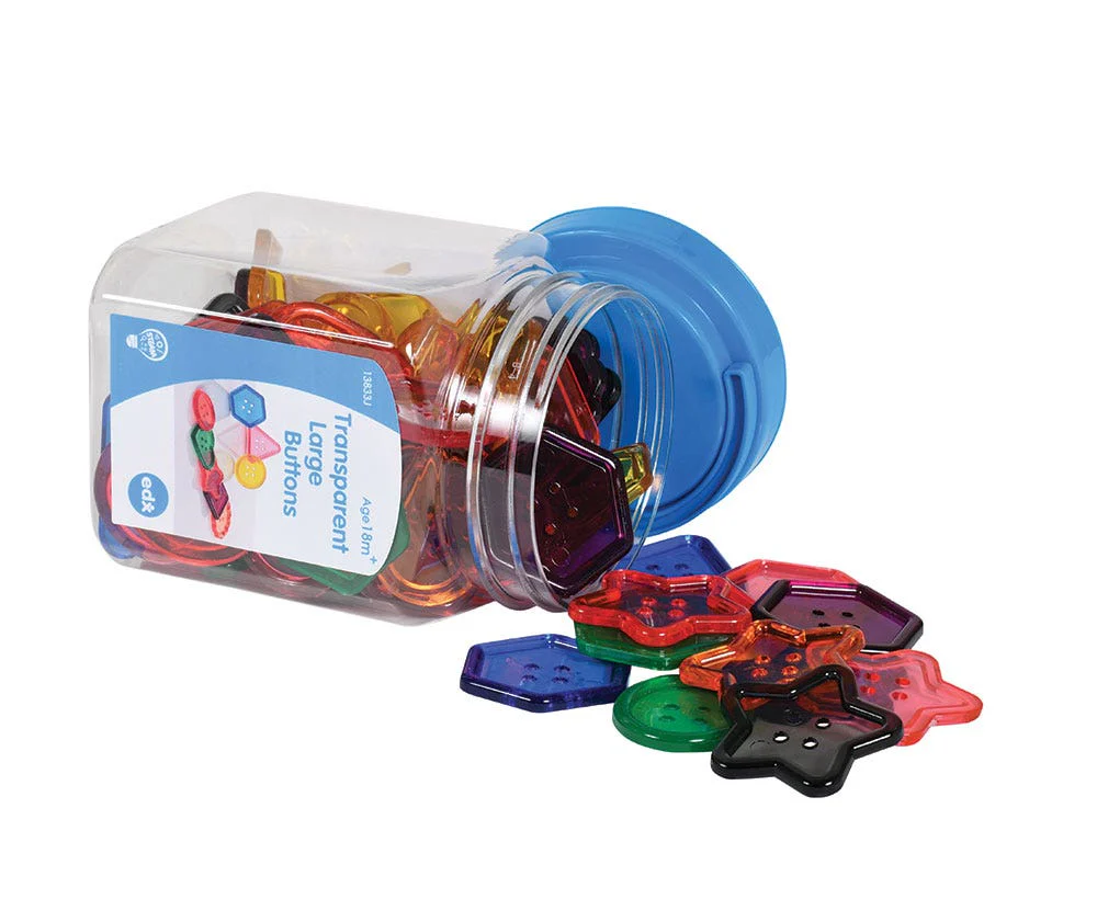 Transparent Large Buttons Mini Jar - Image 8