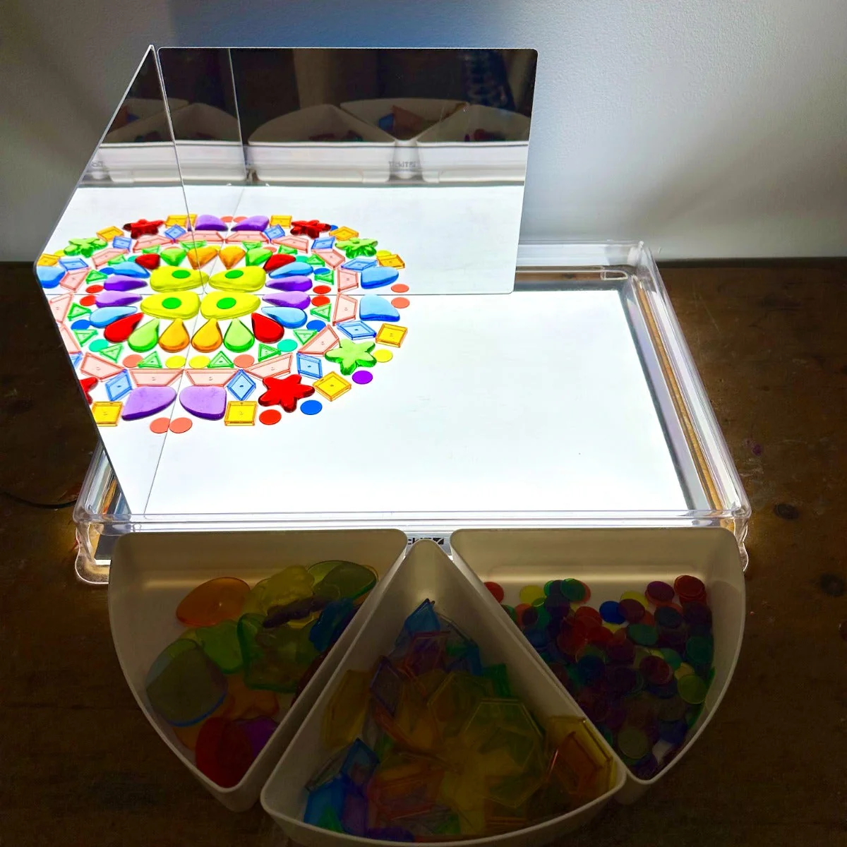 Transparent Pattern Blocks Mini Jar - Image 6