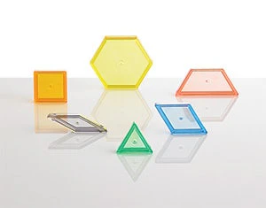 Transparent Pattern Blocks Mini Jar - Image 8