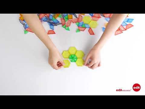 Transparent Pattern Blocks Mini Jar - Image 9