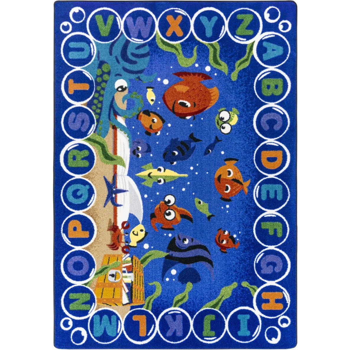 Underwater Readers Rectangle Multi Carpet 7ft 8in x 10ft 9in - Image 2