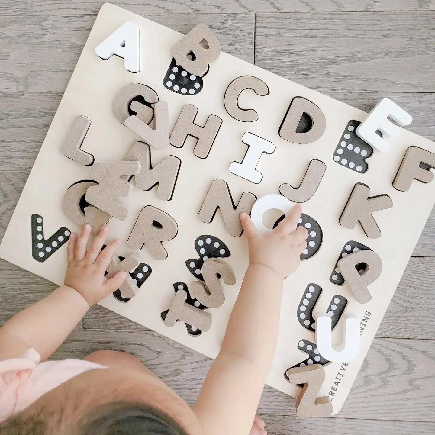 Uppercase Alphabet Chalkboard Puzzle - Image 3