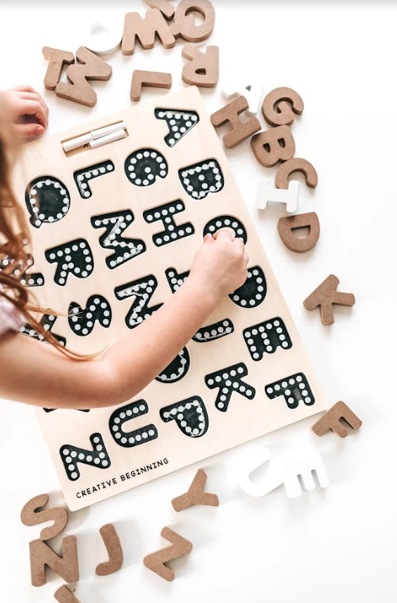 Uppercase Alphabet Chalkboard Puzzle - Image 6