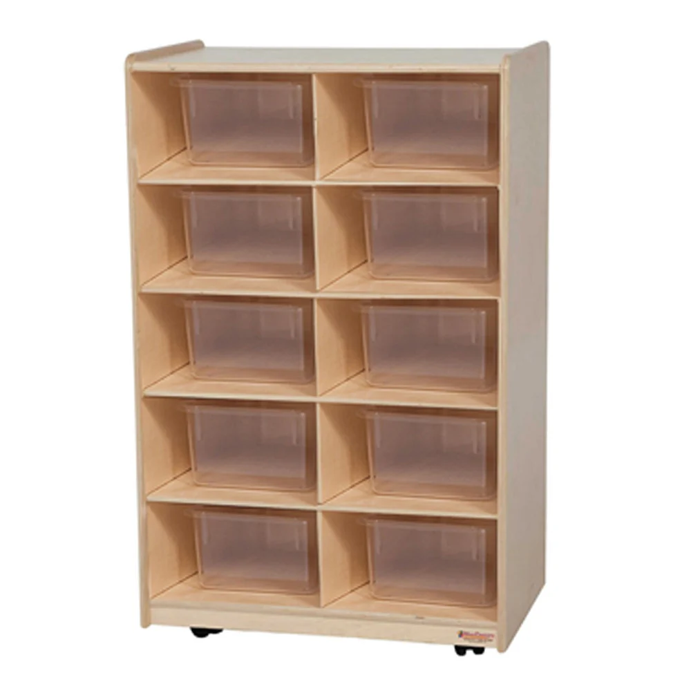 Vertical Storage with 10 Translucent Trays - Image 2