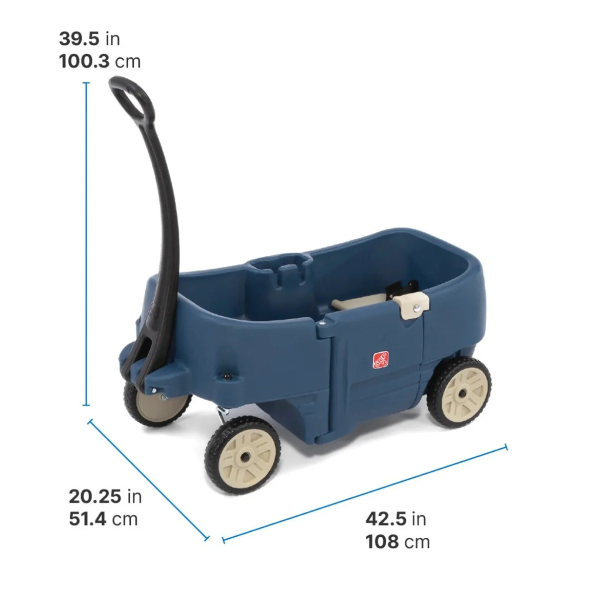 Wagon for Two Plus Denim Blue - Image 6