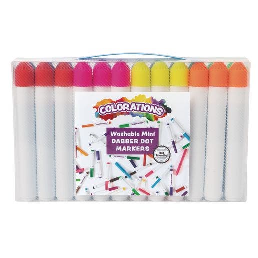 Washable Mini Dabber Dot Markers 24 pc