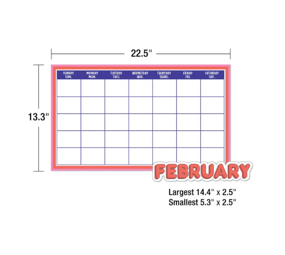 We Stick Together Calendar Bulletin Board Set - Image 3