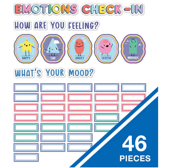 We Stick Together Emotions Check-In PrePunched Bulletin Boar - Image 2
