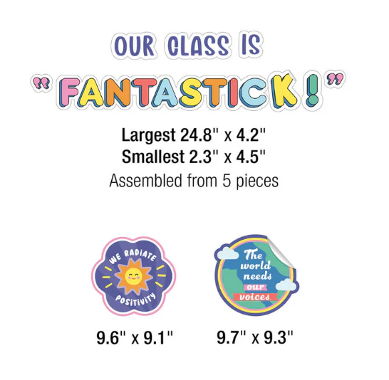 We Stick Together Our Class is Fantastic Bulletin Board Set - Image 3