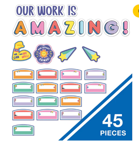 We Stick Together Our Work Is Amazing PrePunched Bulletin Bo - Image 2