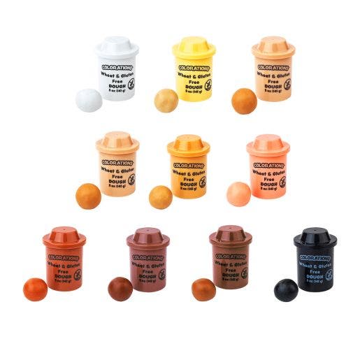 Wheat & Gluten Free Colors Like Me Dough 10 Colors 5oz each - Image 5