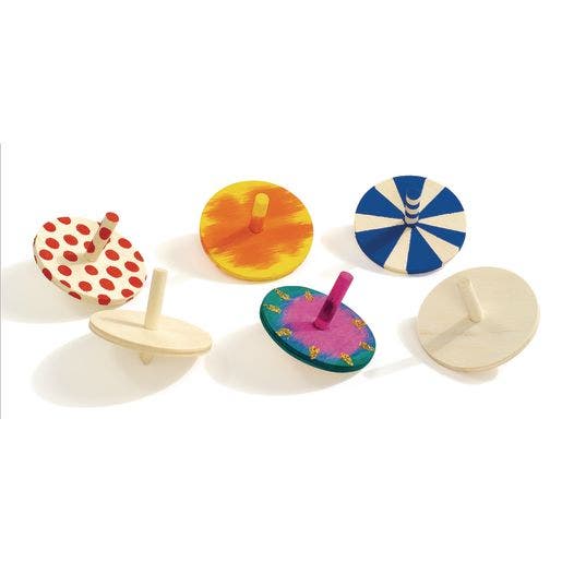 Whirling Wooden Tops Set of 24 - Image 2