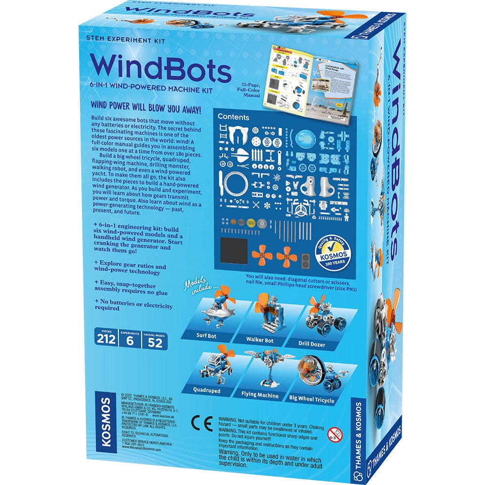 WindBots 6-in-1 Wind-Powered Machine Kit - Image 7
