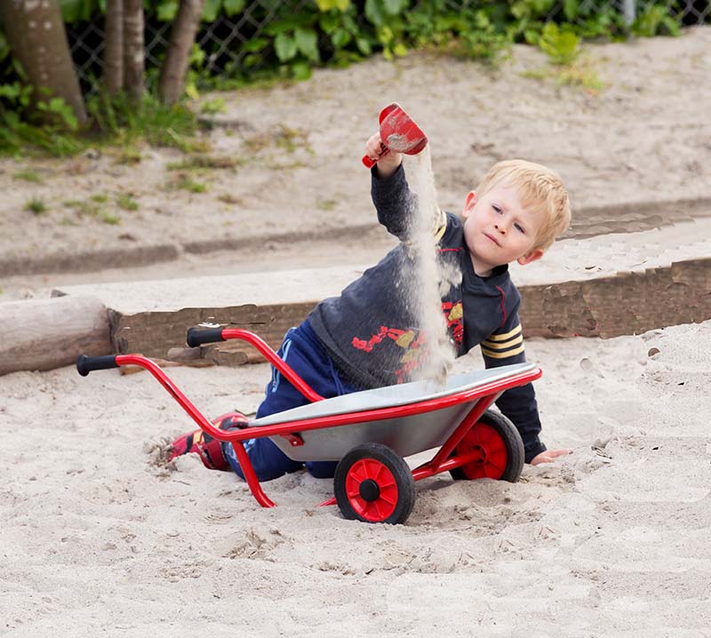 Winther Mini Viking Wheelbarrow Red - Image 2
