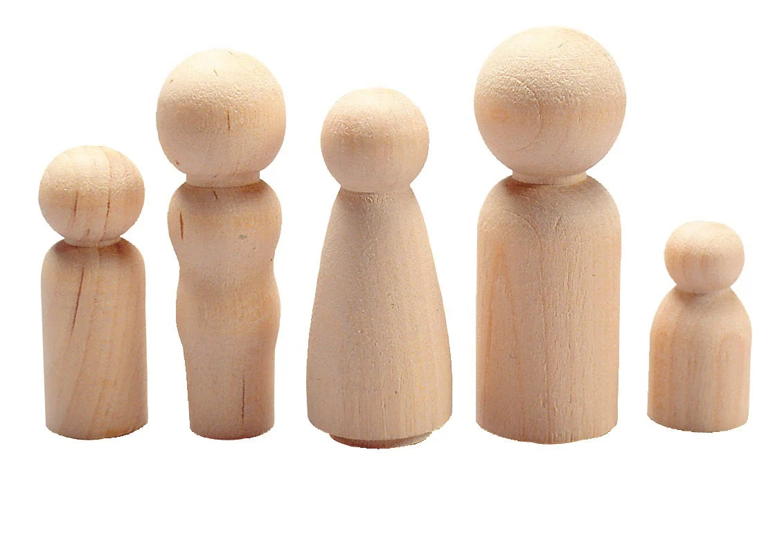 Wood People 10 Assorted People - Image 5