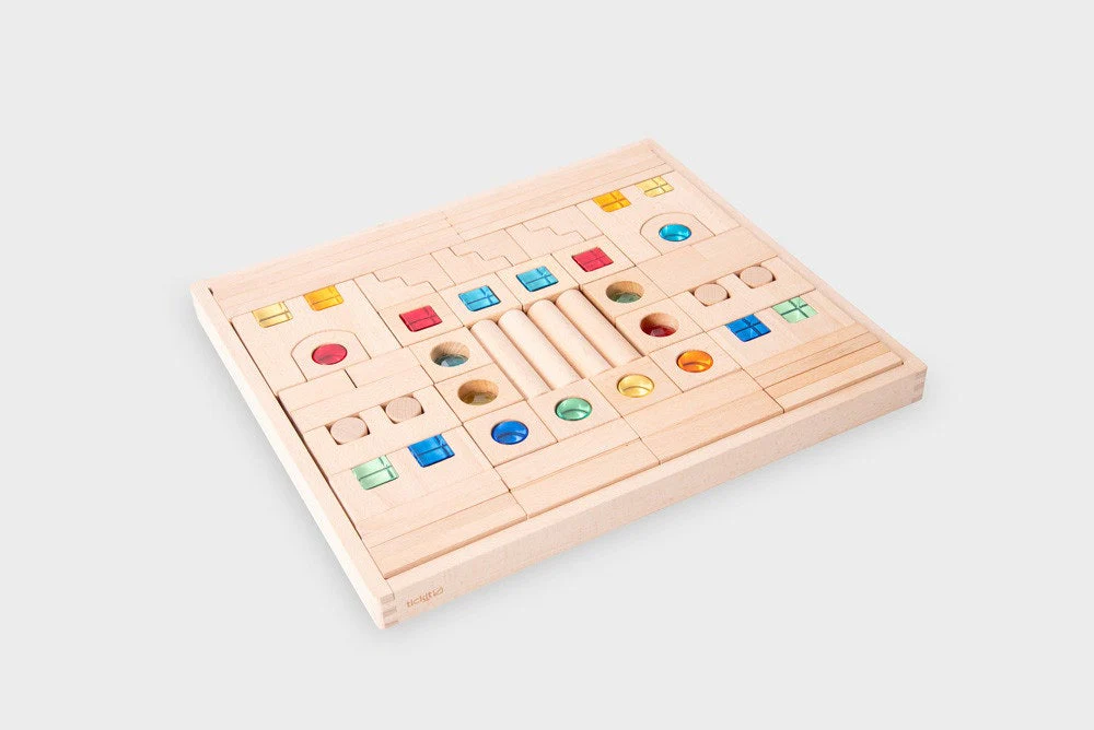Wooden Building Gem Blocks 80 pc - Image 5