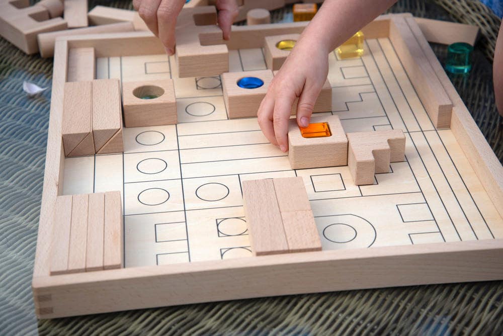 Wooden Building Gem Blocks 80 pc - Image 7