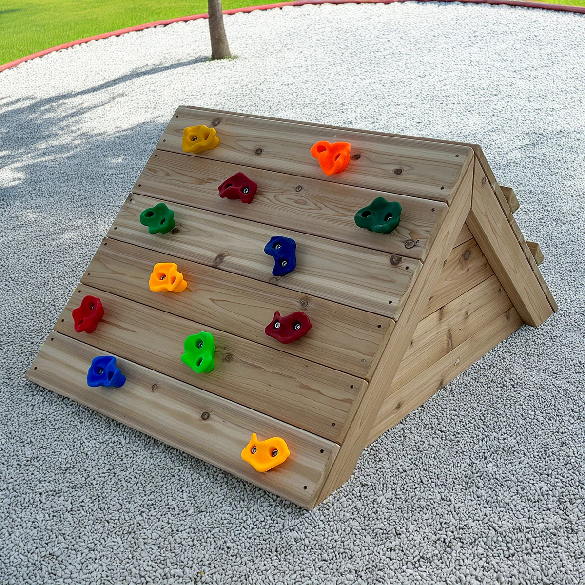 Wooden Climber with Rock Climbing by Naturally Inspired Play - Image 2