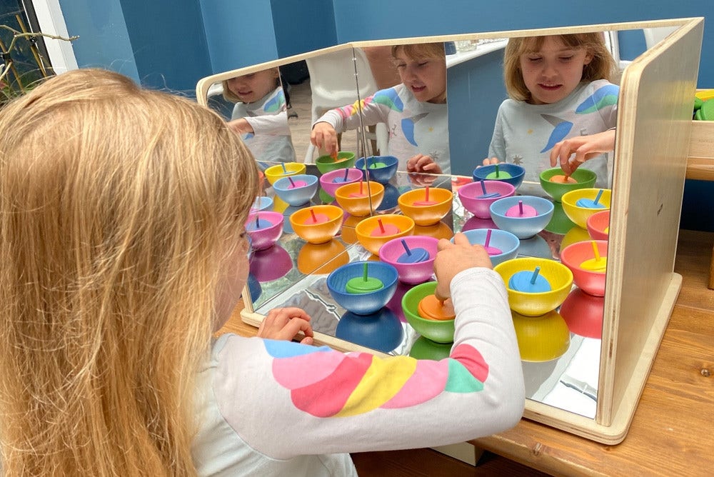 Wooden Exploratory Mirror - Image 2